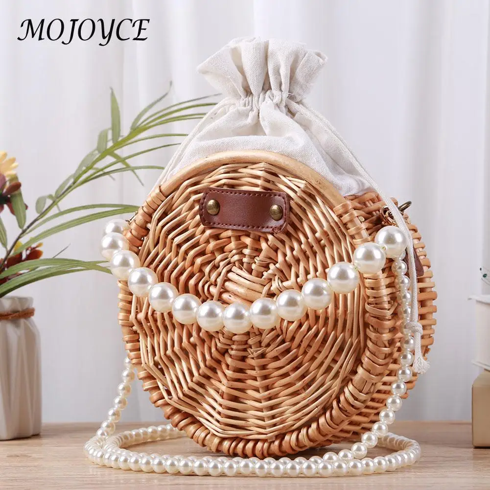 Rattan Crossbody Bags for Women Beach Straw Wicker Braided Handmade Pearl Shoulder Handbags Fashion Summer Luxury Basket Pouch
Rattan Crossbody Bags for Women Beach Straw Wicker Braided Handmade Pearl Shoulder Handbags Fashion Summer Luxury Basket Pouch