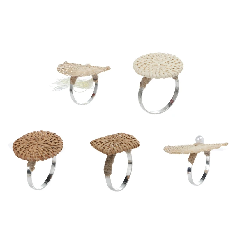 Натуральная кожа, кольцо в оплетке, фотосессия для свадьбы, обеденного стола, семейных торжеств 367A