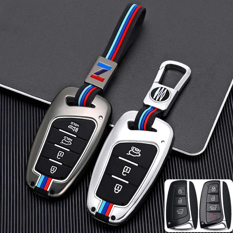 1x Car Key Case Cover For Hyundai Santa Fe Grand ix45 Centennial Genesis 3/4 Buttons Keyless Entry Key Zinc Alloy Protect Shell
1x Car Key Case Cover For Hyundai Santa Fe Grand ix45 Centennial Genesis 3/4 Buttons Keyless Entry Key Zinc Alloy Protect Shell