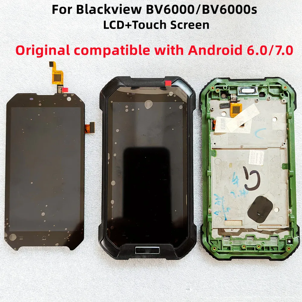 ЖК-дисплей и сенсорный экран для Blackview BV6000s BV6000 дигитайзер модуль дисплея