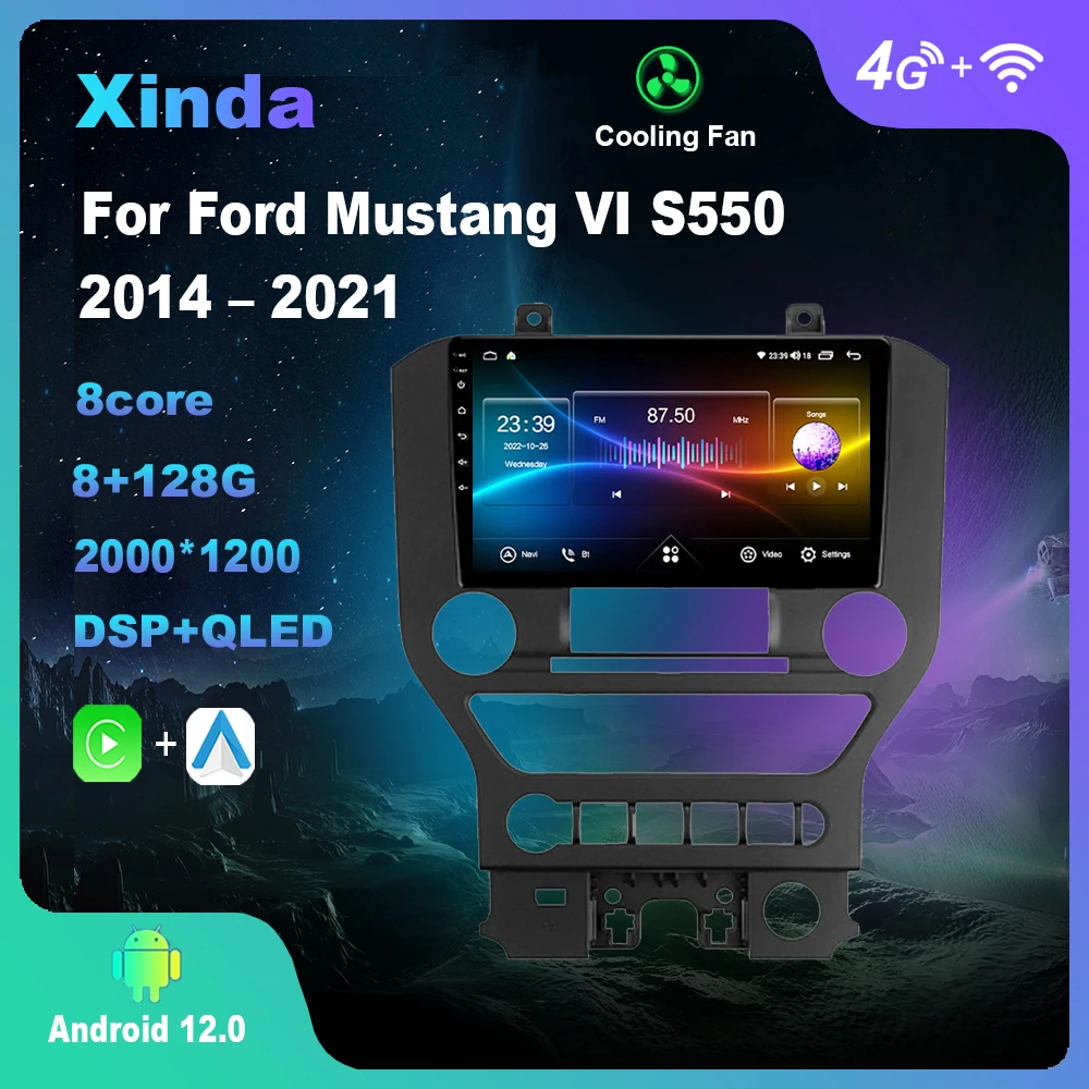 9 дюймов Android 12,0 для Ford Mustang VI S550 2014 - 2021 мультимедийный плеер автомобильное радио GPS Carplay 4G WiFi DSP Bluetooth
9 дюймов Android 12,0 для Ford Mustang VI S550 2014 - 2021 мультимедийный плеер автомобильное радио GPS Carplay 4G WiFi DSP Bluetooth