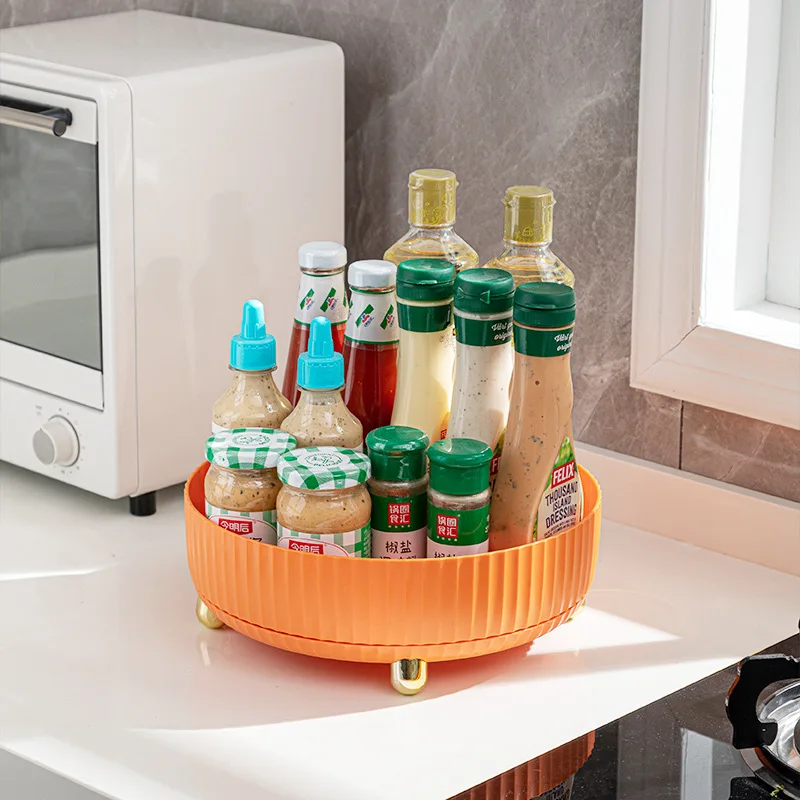 Kitchen Non-slip Rotating Turntable Plate Cabinet 360 Organizer Storage Tray Cosmetic Bathroom Degree Spice Rack Multifunctional
Kitchen Non-slip Rotating Turntable Plate Cabinet 360 Organizer Storage Tray Cosmetic Bathroom Degree Spice Rack Multifunctional