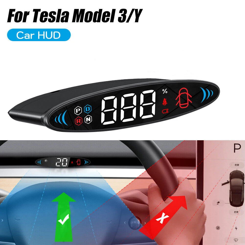 Car Head-Up Display For Tesla Model 3/Y 2019-2023 HUD Head Up Display LCD Display Speedometer Car Electronics Accessories
Car Head-Up Display For Tesla Model 3/Y 2019-2023 HUD Head Up Display LCD Display Speedometer Car Electronics Accessories