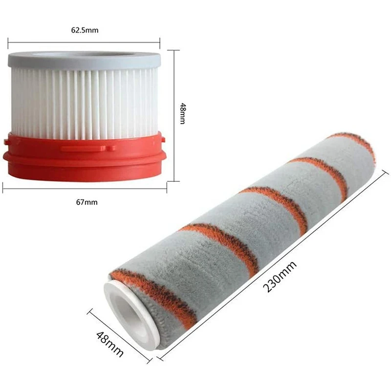 6 Pcs Replacement Kit for Xiaomi Dreame V9 V9 Pro V10 Handheld Cordless Vacuum Cleaner Parts HEPA Filter Roller Brush
6 Pcs Replacement Kit for Xiaomi Dreame V9 V9 Pro V10 Handheld Cordless Vacuum Cleaner Parts HEPA Filter Roller Brush