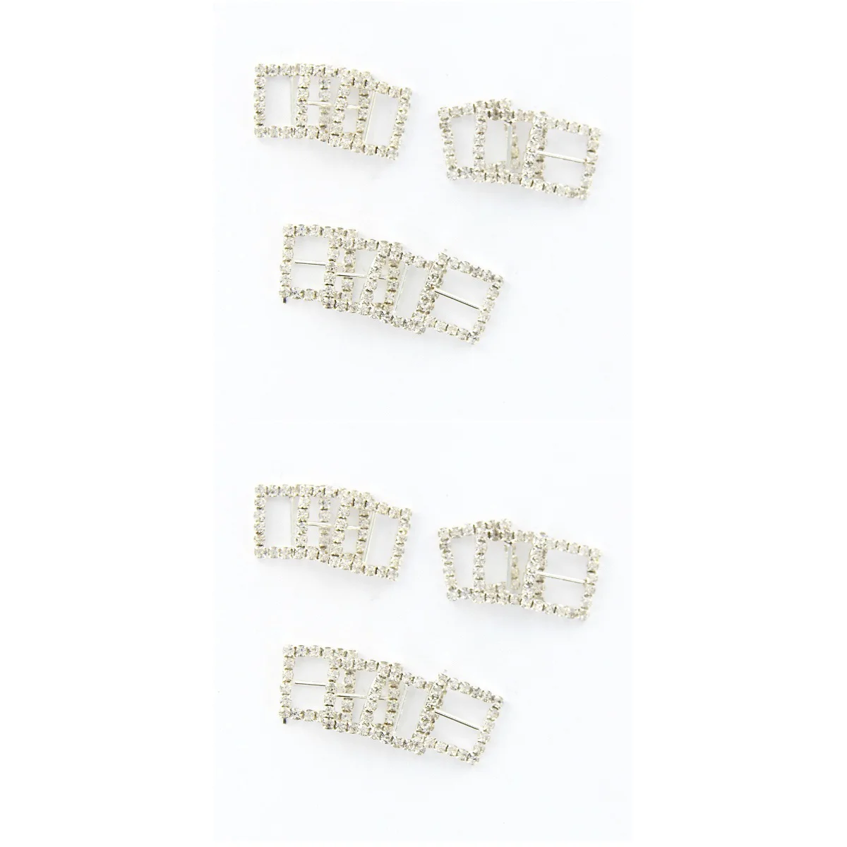 20 Square Shaped Rhinestone Studded Ribbon Buckle Sliders for DIY Craft Wedding Gift )
20 Square Shaped Rhinestone Studded Ribbon Buckle Sliders for DIY Craft Wedding Gift )