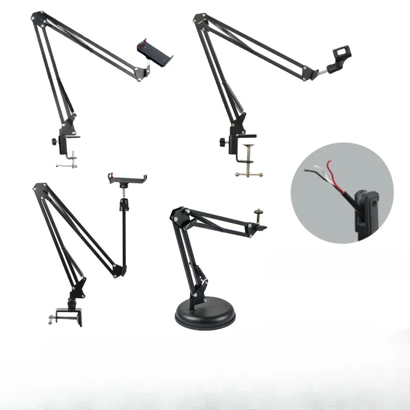 Professional Flexible Desktop Microphone Hanging Adjustable Boom Scissor Arm Stand for Streaming
Professional Flexible Desktop Microphone Hanging Adjustable Boom Scissor Arm Stand for Streaming