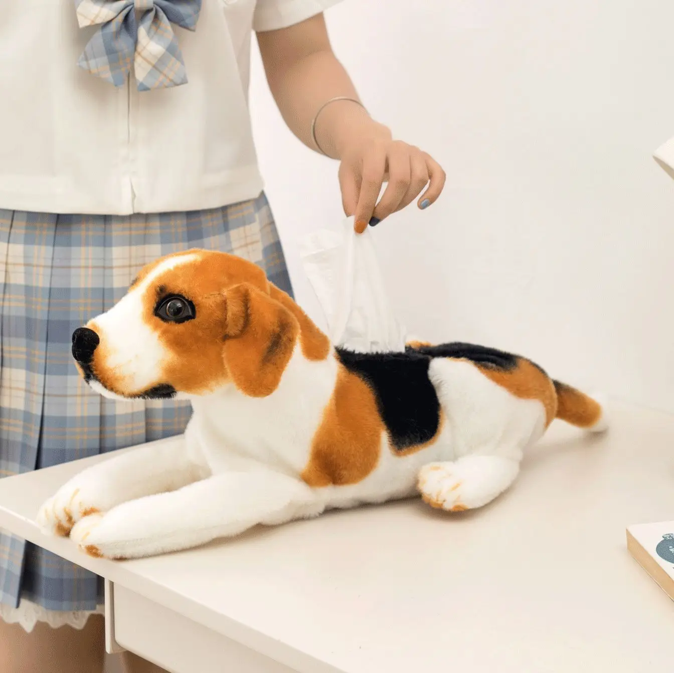 Cute Artificial Dog Tissue Dispenser Cover Plush Toy Doll Ragdoll for Kids children's room decoration Baby Stuffed Toy
Cute Artificial Dog Tissue Dispenser Cover Plush Toy Doll Ragdoll for Kids children's room decoration Baby Stuffed Toy