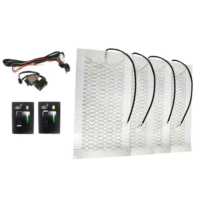 12V Universal 5 Level Two-Seater Switch 12V Carbon Fiber Car Heated Heating Heater Seat Pads Winter Warmer Seat Covers
12V Universal 5 Level Two-Seater Switch 12V Carbon Fiber Car Heated Heating Heater Seat Pads Winter Warmer Seat Covers