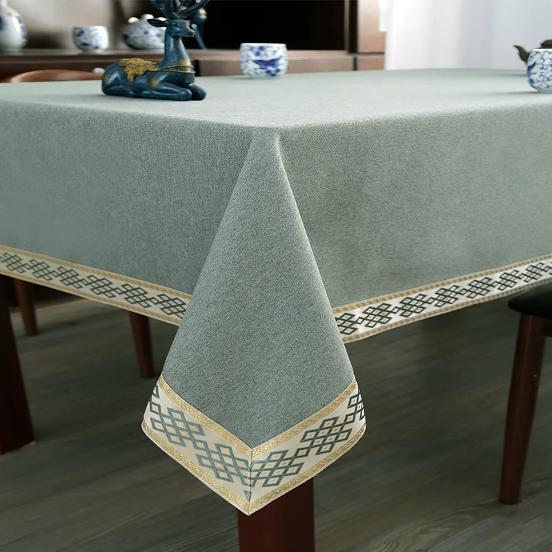 Square tablecloth fabric art rectangular tea table tablecloth cotton linen style conference room tablecloth
Square tablecloth fabric art rectangular tea table tablecloth cotton linen style conference room tablecloth