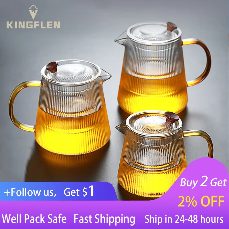 High Boron Silicon Stripe Transparent Glass Tea Pot Kung Fu Teawear Set Ceremony Gift Japanese Style Teapot 500-1000ML
High Boron Silicon Stripe Transparent Glass Tea Pot Kung Fu Teawear Set Ceremony Gift Japanese Style Teapot 500-1000ML