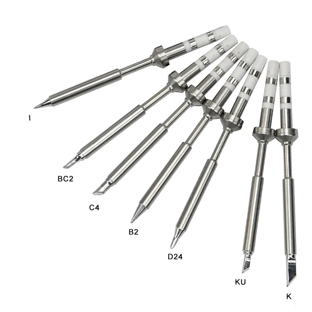 7pcs TS100 Soldering Iron Tips Ceramic Heating Core Replacement Accessories Electric Solding TS-I K For Solder PCB Components
7pcs TS100 Soldering Iron Tips Ceramic Heating Core Replacement Accessories Electric Solding TS-I K For Solder PCB Components