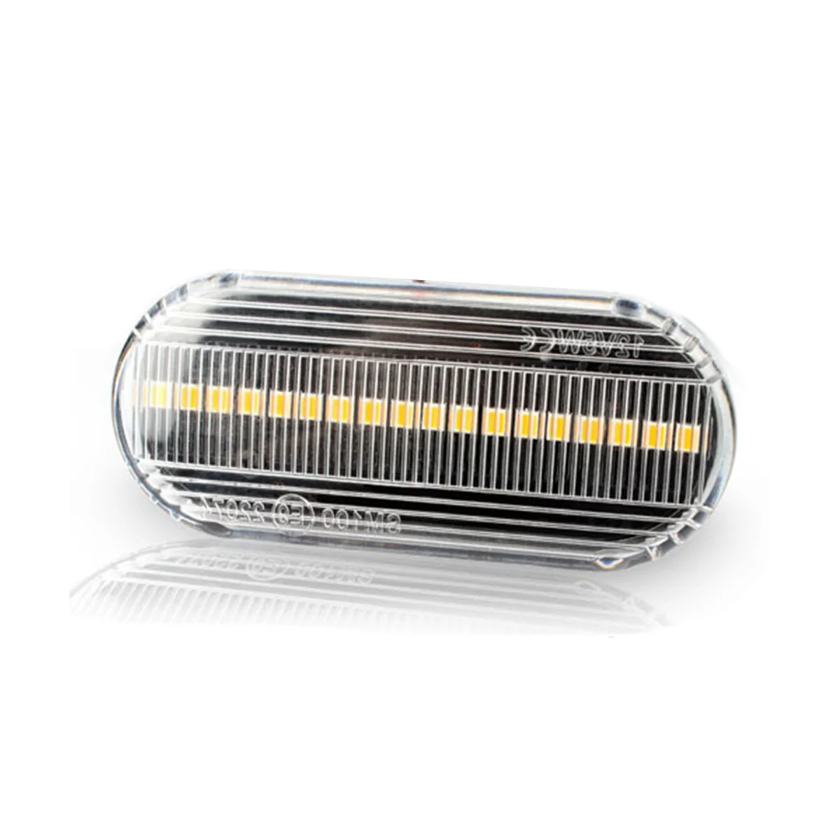 Боковой поворотный сигнал для Golf 12V светодиодный, боковой сигнал для потоковой передачи 14805294 4M5A13K309AA, белый
Боковой поворотный сигнал для Golf 12V светодиодный, боковой сигнал для потоковой передачи 14805294 4M5A13K309AA, белый