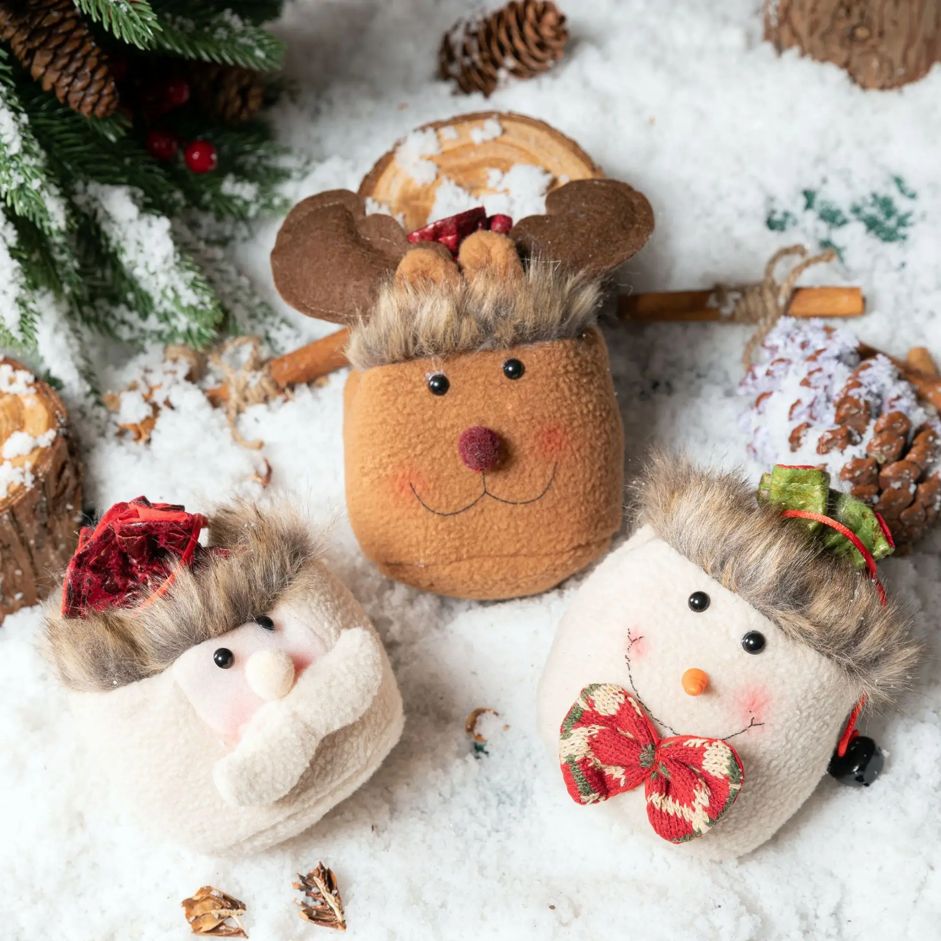 Новогодняя Рождественская сумка для яблок с колокольчиком, женская сумка на шнурке, рождественский подарок, украшения для рождественской елки с Санта-Клаусом 
Новогодняя Рождественская сумка для яблок с колокольчиком, женская сумка на шнурке, рождественский подарок, украшения для рождественской елки с Санта-Клаусом