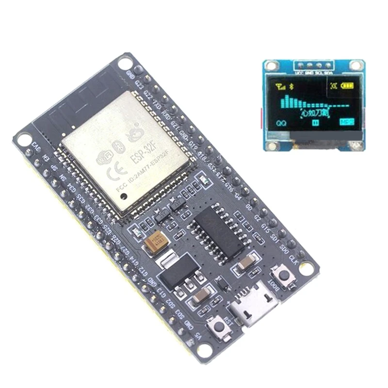 ESP32F Module Development Board CH340 Driver Wireless Wifi Development Board With 0.96 Inch OLED LCD Screen
ESP32F Module Development Board CH340 Driver Wireless Wifi Development Board With 0.96 Inch OLED LCD Screen