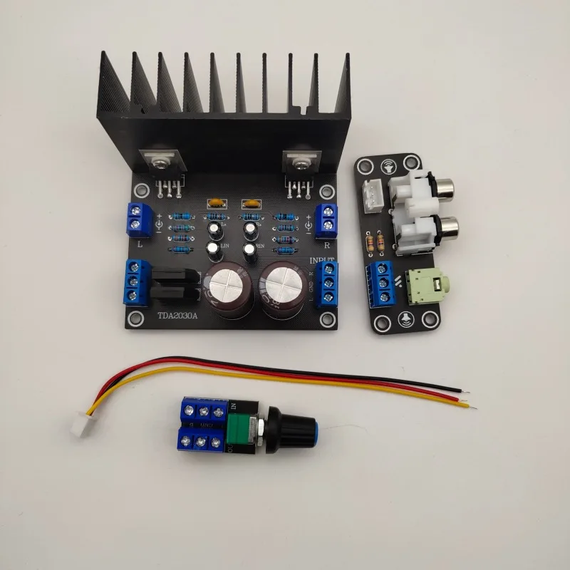 AC 9-12V 2X15W Improved TDA2030A Multimedia Power Amplifier Board Kit 2.0 Two-Channel Stereo Power Amplifier Board
AC 9-12V 2X15W Improved TDA2030A Multimedia Power Amplifier Board Kit 2.0 Two-Channel Stereo Power Amplifier Board