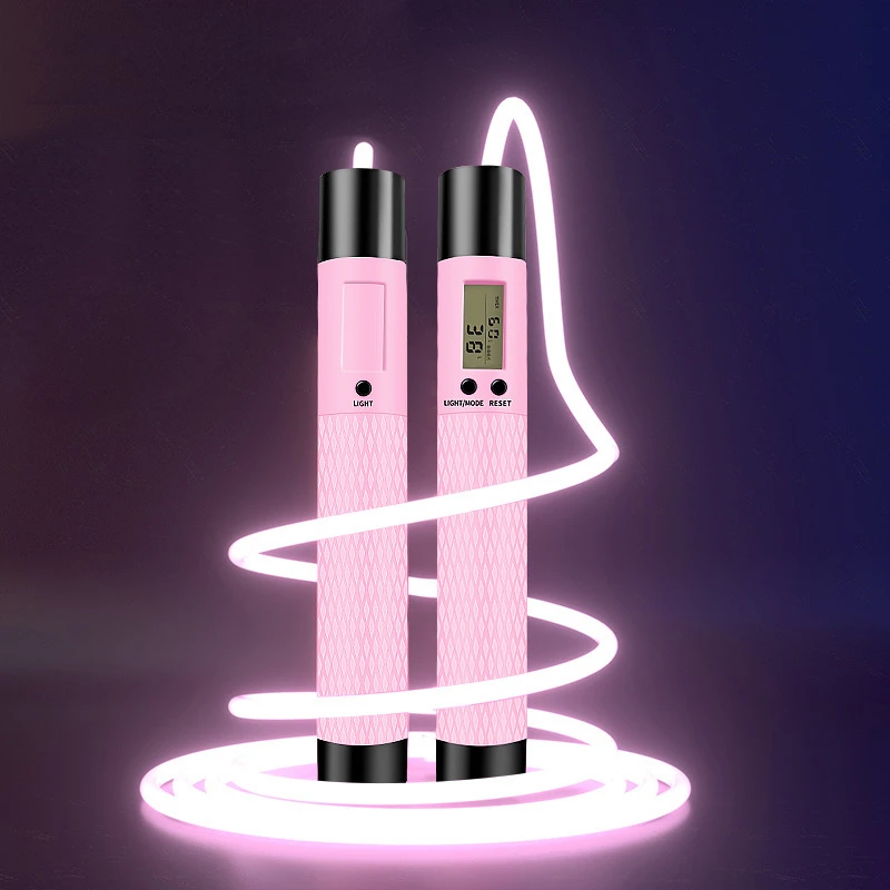 Intelligent Counting Cool Luminous Jumping Ropes Fitness Training ABS Glowing Jumping Rope Light Up Sports Entertainment Outdoor
Intelligent Counting Cool Luminous Jumping Ropes Fitness Training ABS Glowing Jumping Rope Light Up Sports Entertainment Outdoor