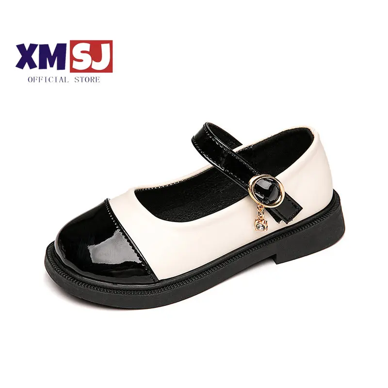 Children Mary Janes Elegant Four Seasons Soft Girl's Leather Shoes Black White Classic Shallow 23-37 Toddler Kids Princess Shoes
Children Mary Janes Elegant Four Seasons Soft Girl's Leather Shoes Black White Classic Shallow 23-37 Toddler Kids Princess Shoes