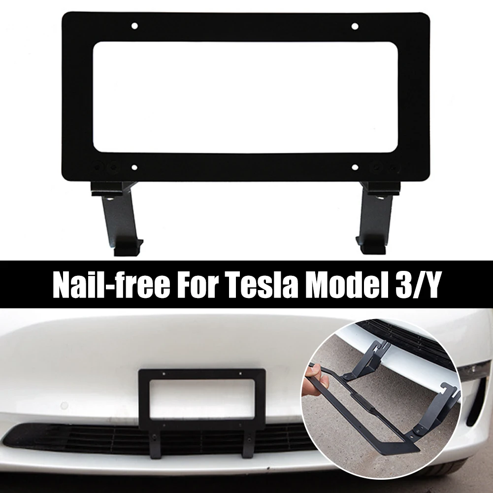 For Tesla Model 3/Model Y License Plate Frame Punch-Free Aluminum Alloy Licence Plate Bracket Rust-Proof for USA Standard
For Tesla Model 3/Model Y License Plate Frame Punch-Free Aluminum Alloy Licence Plate Bracket Rust-Proof for USA Standard