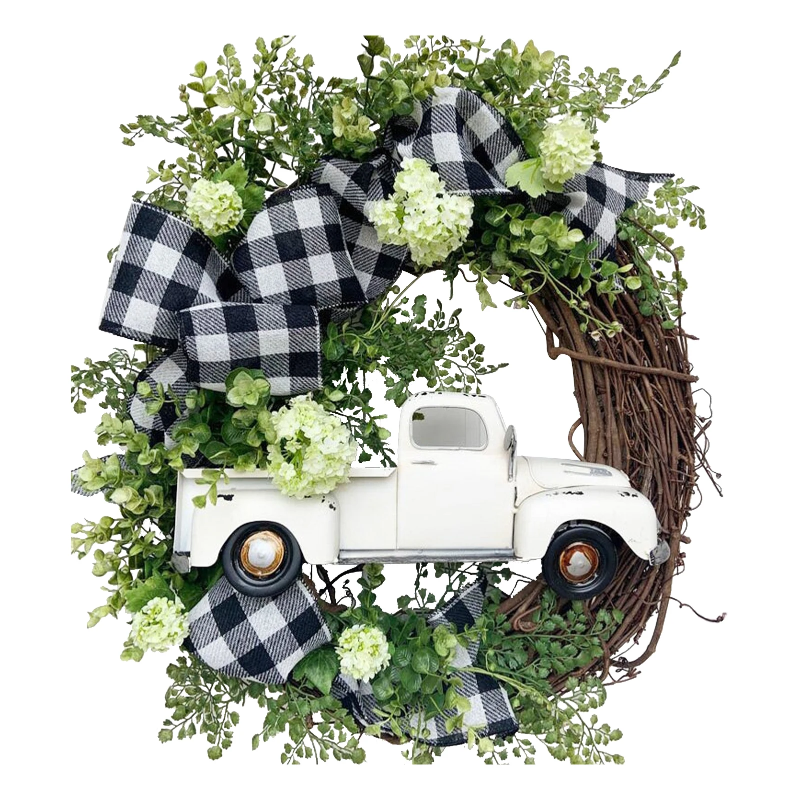 For Front Door Photography Prop Home Decor Artificial Wreath Crafts Multifunction Gift Lifelike Hanging Round With Truck Model
For Front Door Photography Prop Home Decor Artificial Wreath Crafts Multifunction Gift Lifelike Hanging Round With Truck Model