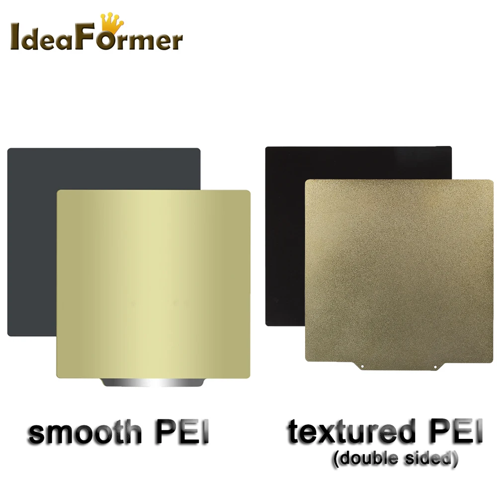 PEI Spring Steel Sheet Double/Single Sided 150/220/235/310mm (Textured/Smooth) Ultem With Magnetic Base For 3D Printer Heatbed
PEI Spring Steel Sheet Double/Single Sided 150/220/235/310mm (Textured/Smooth) Ultem With Magnetic Base For 3D Printer Heatbed
