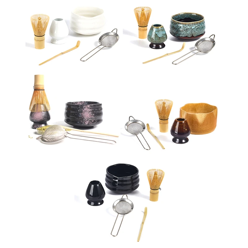 5PC Handmade Home Matcha Tea Set Tool Stand Kit Matcha Bowl Whisk Tea Scoop Tea Whisk Whisk Holder Chazhen Stand Funnel
5PC Handmade Home Matcha Tea Set Tool Stand Kit Matcha Bowl Whisk Tea Scoop Tea Whisk Whisk Holder Chazhen Stand Funnel