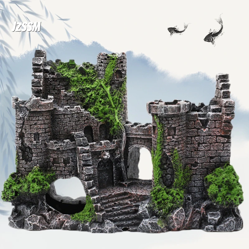 Aquarium Decoration Fish Aquarium Resin Fish Tank Castle Ornaments Landscaping Architecture Free Shipping
Aquarium Decoration Fish Aquarium Resin Fish Tank Castle Ornaments Landscaping Architecture Free Shipping