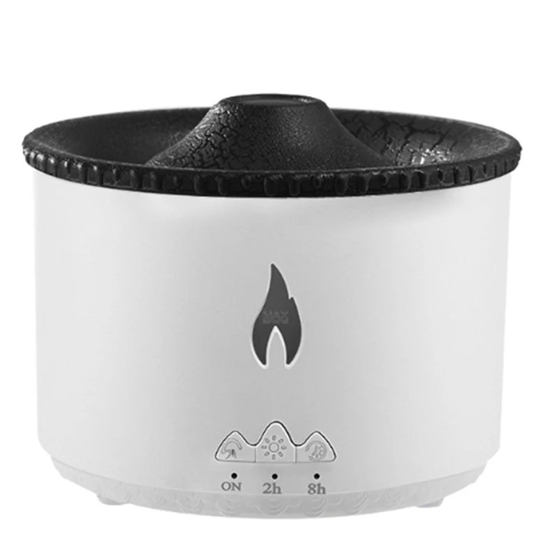 Кольцо для дыма, диффузор с вулканическим пламенем 360 мл, диффузор для ароматерапии с эфирным маслом, увлажнитель воздуха, рождественский подарок, вилка европейского стандарта