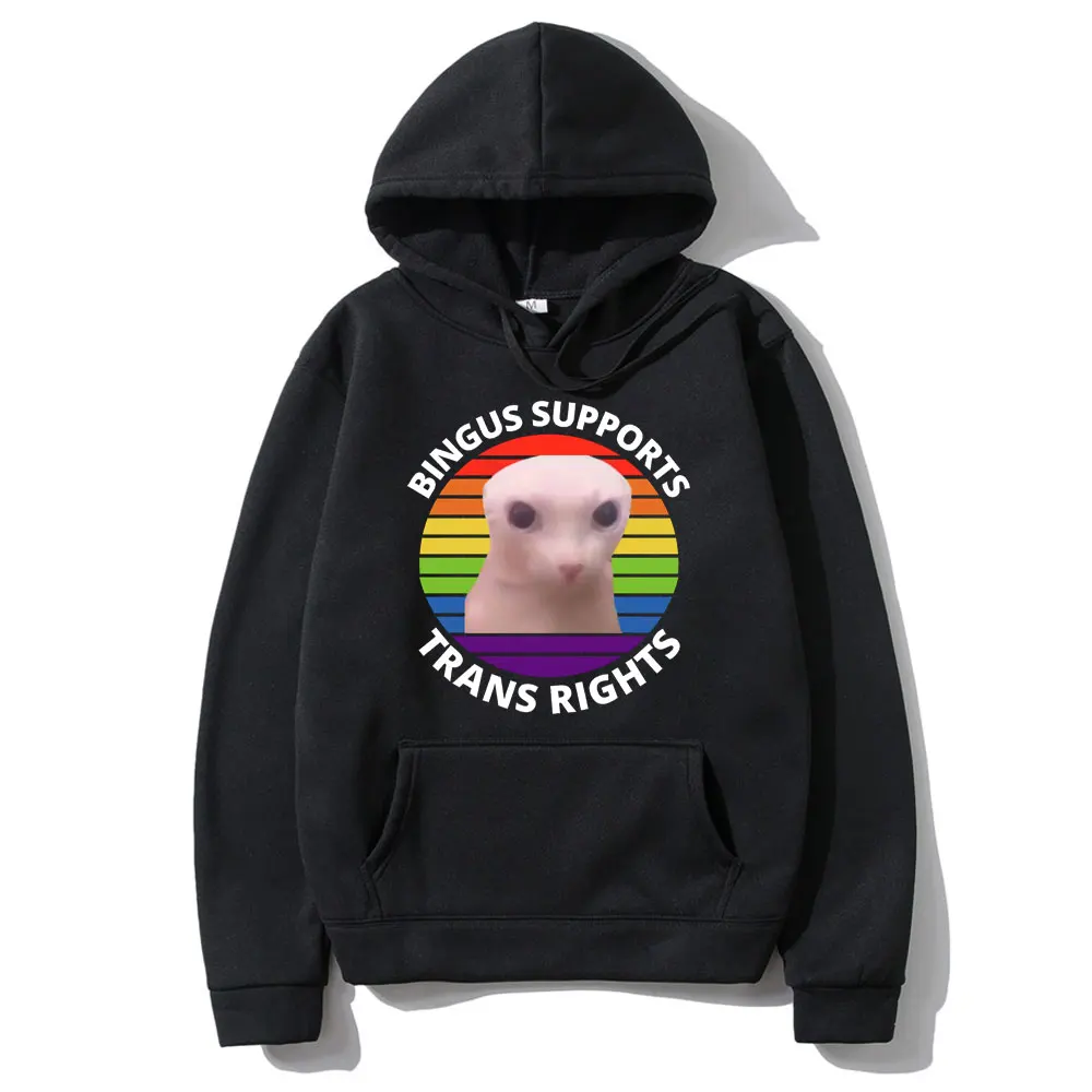 Bingus Supports Trans Rights Hoodie Cotton Hoodies Men Women Oversized Long Sleeves Sweatshirt Streetwear EU Size Hoody Pullover
Bingus Supports Trans Rights Hoodie Cotton Hoodies Men Women Oversized Long Sleeves Sweatshirt Streetwear EU Size Hoody Pullover
