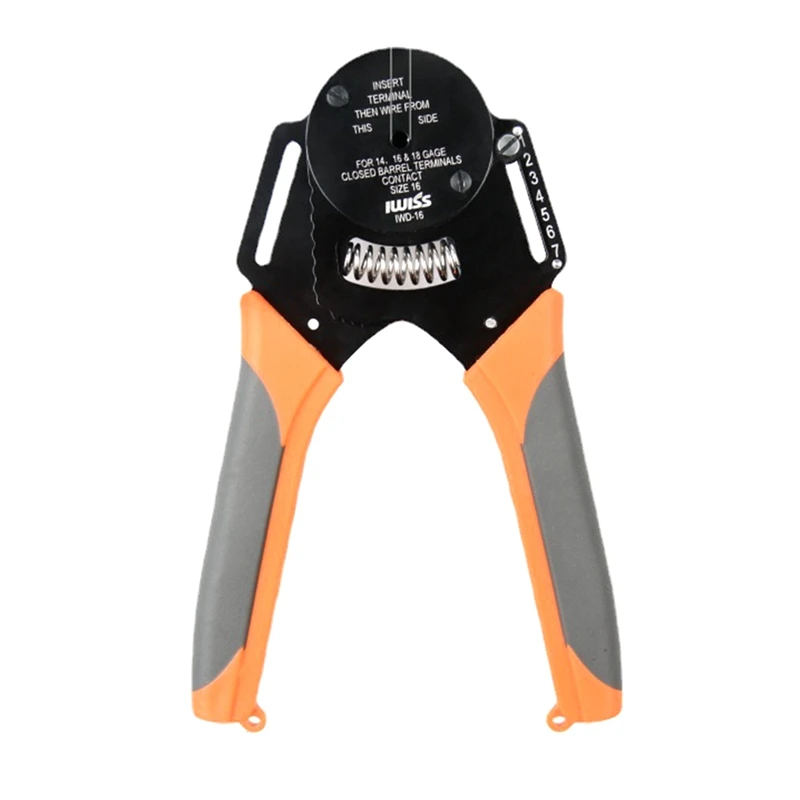 IWISS IWD-16 Is Suitable For Dechi Connector Crimping Pliers Terminal Male And Female Pin Crimping Pliers
IWISS IWD-16 Is Suitable For Dechi Connector Crimping Pliers Terminal Male And Female Pin Crimping Pliers
