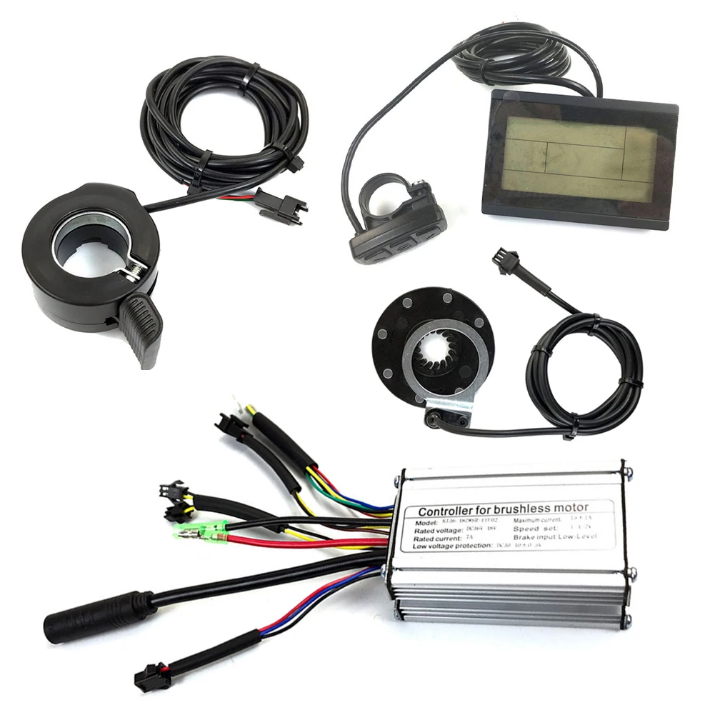 E-bike KT 36V/48V 250W 15A Controller/WP+LCD3 Display+8 Sensor+Thumb Throttle Scooter Bike Parts Electric Bicycle Accessories
E-bike KT 36V/48V 250W 15A Controller/WP+LCD3 Display+8 Sensor+Thumb Throttle Scooter Bike Parts Electric Bicycle Accessories
