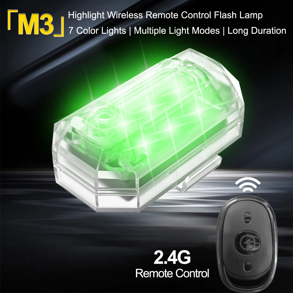 Wireless Remote Control LED Strobe Light for Motorcycle Car Bike Scooter Anti-collision Warning Lamp Flash Indicator Waterproof
Wireless Remote Control LED Strobe Light for Motorcycle Car Bike Scooter Anti-collision Warning Lamp Flash Indicator Waterproof