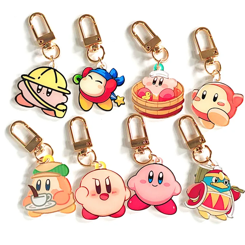 Comic Cartoon Single-Sided Key Chain Lovely Kirby Game Surrounding Student Bag Pen Bag Pendant Diy Accessories Key Chain Gift
Comic Cartoon Single-Sided Key Chain Lovely Kirby Game Surrounding Student Bag Pen Bag Pendant Diy Accessories Key Chain Gift