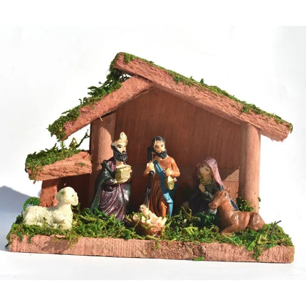 Миниатюрная Статуэтка на тему Рождества, детская кроватка с Иисусом, Статуэтка из смолы, крафтовое украшение, религиозная церковь, католиче... 
Миниатюрная Статуэтка на тему Рождества, детская кроватка с Иисусом, Статуэтка из смолы, крафтовое украшение, религиозная церковь, католиче...