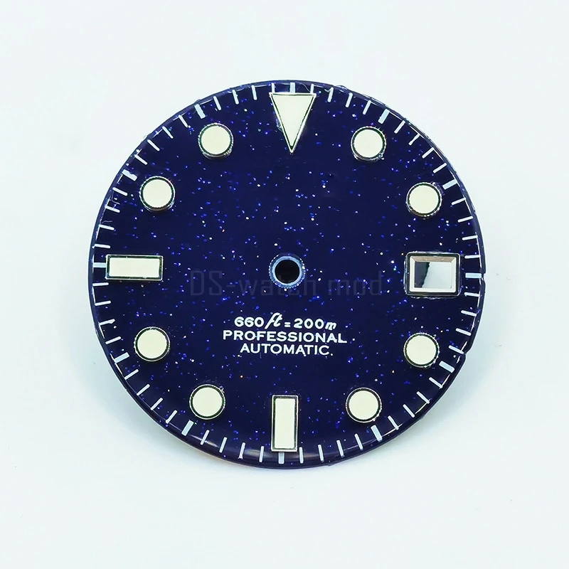 Циферблат Blue Starry Sky NH35 SLA035J1 черепаха дайвер 300 м Abalone чехол Skx007 Дата Sbdx001