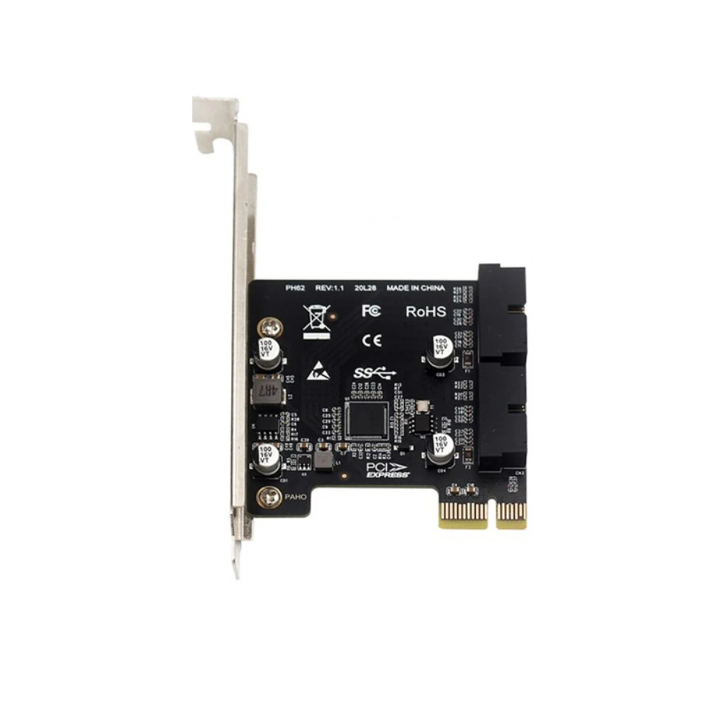 PCI Express на двойной 19/20 Pin USB 3.0 PCI-E X1 X4 X8 X16 на 2 порта USB 3,0 интерфейсный кабель PCI Express адаптер карта
PCI Express на двойной 19/20 Pin USB 3.0 PCI-E X1 X4 X8 X16 на 2 порта USB 3,0 интерфейсный кабель PCI Express адаптер карта