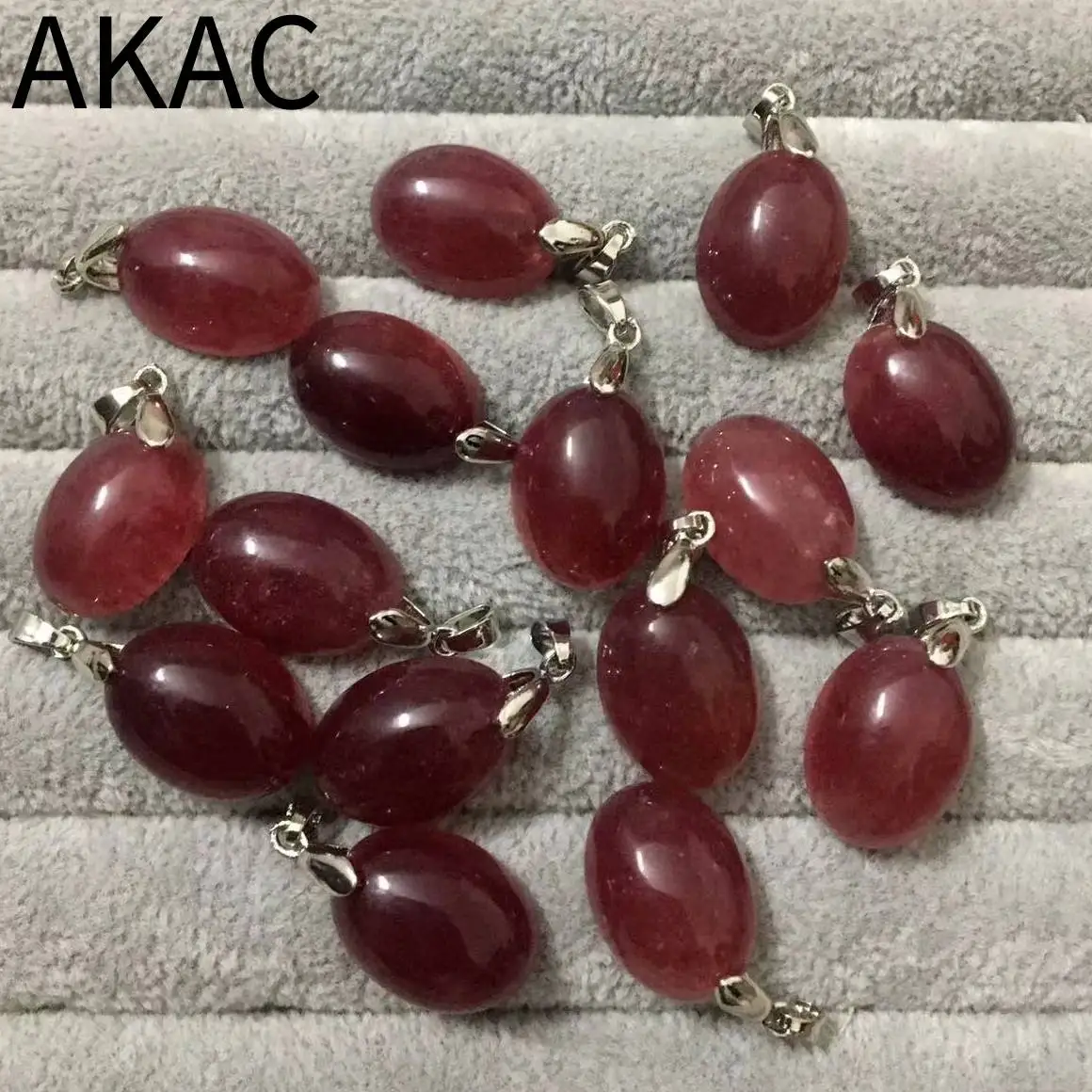 2pcs/set AKAC approx13*17mm natural strawberry quartz white copper pendant charms
2pcs/set AKAC approx13*17mm natural strawberry quartz white copper pendant charms