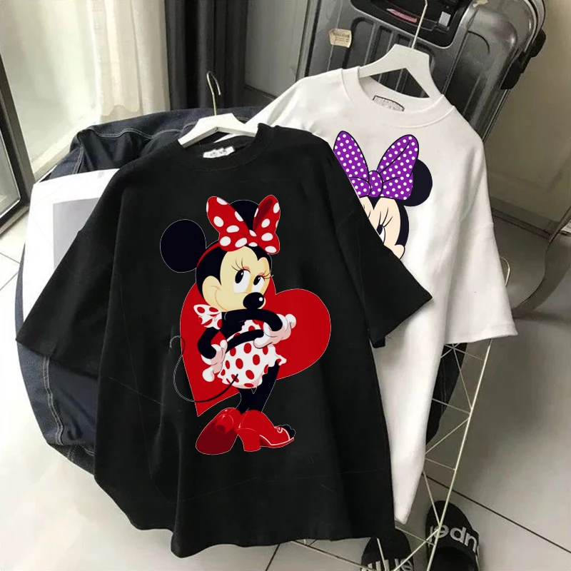 2022 Summer New Teen Disney Mickey And Friends Minnie Mouse Leopard Bow Portrait T-Shirt Fashion Versatile Street Wear Top
2022 Summer New Teen Disney Mickey And Friends Minnie Mouse Leopard Bow Portrait T-Shirt Fashion Versatile Street Wear Top