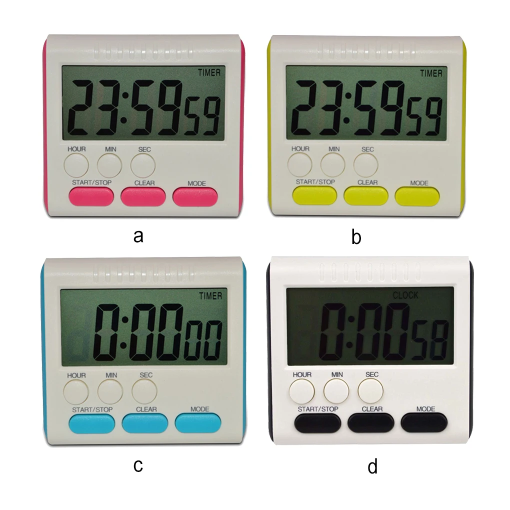 Таймер для приготовления пищи, цифровой дисплей для гостиной и кухни, обратный отсчет, будильник, гриль, секундомер для чтения, товары для до... 
Таймер для приготовления пищи, цифровой дисплей для гостиной и кухни, обратный отсчет, будильник, гриль, секундомер для чтения, товары для до...