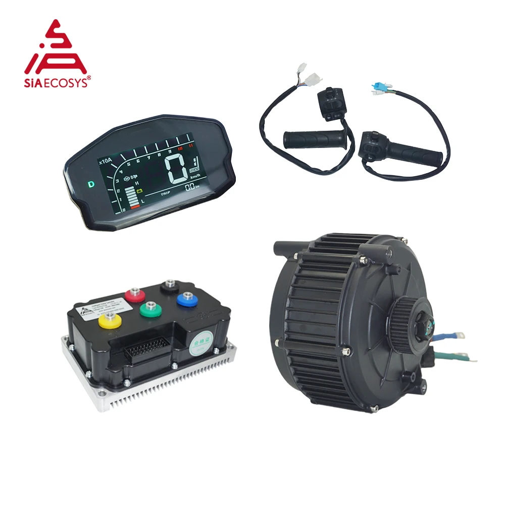 SiAECOSYS QSMOTOR QS165 V2 5000W 72V 35H Encoder PMSM Mid Drive Motor Kits with ND72490B 270A 490A Encoder Controller
SiAECOSYS QSMOTOR QS165 V2 5000W 72V 35H Encoder PMSM Mid Drive Motor Kits with ND72490B 270A 490A Encoder Controller