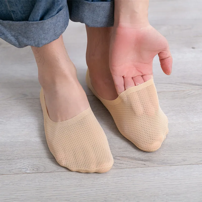 Summer Men's Socks 3 Pairs Breathable Ice Stockings Low Top Solid Color Silicone Non-slip Thin Invisible Sports Socks SW814
Summer Men's Socks 3 Pairs Breathable Ice Stockings Low Top Solid Color Silicone Non-slip Thin Invisible Sports Socks SW814