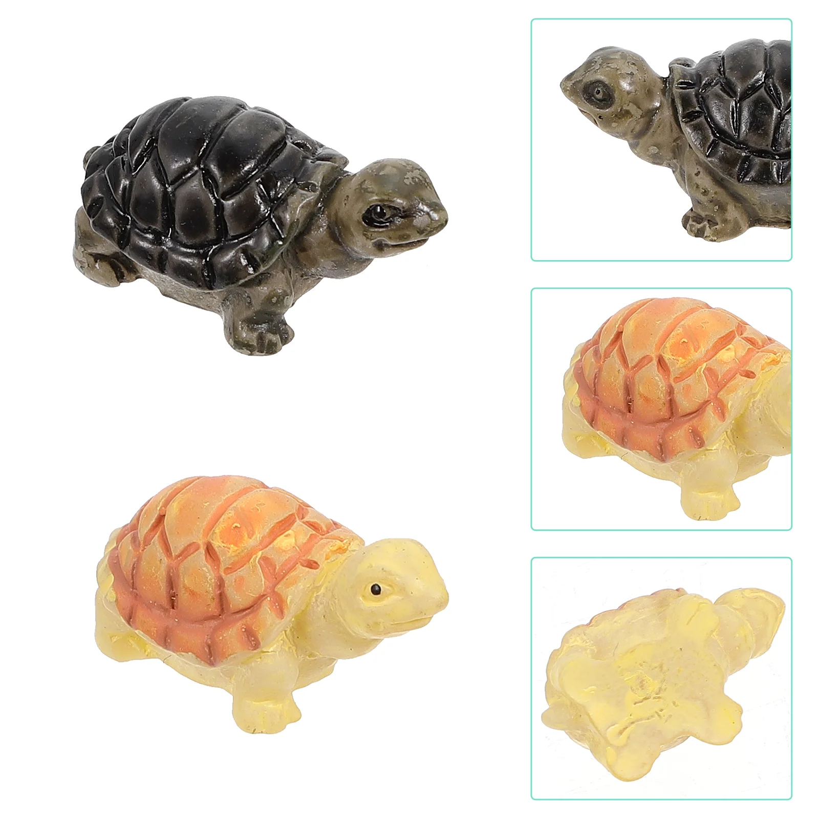 Tortoise Miniature Turtle Figurines Resin Turtles Figurine Simulation Mini Model Micro Sea Beach Pot Landscape Ornament Statue
Tortoise Miniature Turtle Figurines Resin Turtles Figurine Simulation Mini Model Micro Sea Beach Pot Landscape Ornament Statue