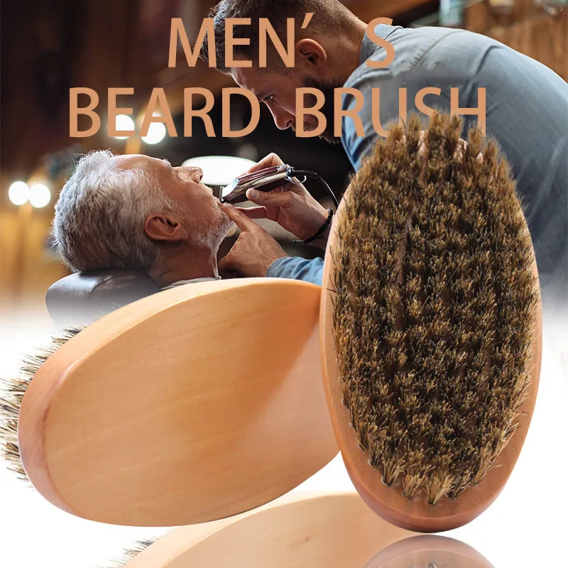 1 Pc High Quality Soft Boar Bristle Wood Beard Brush Hairdresser Shaving Tool Men Mustache Comb Beard Hair Comb for Gift
1 Pc High Quality Soft Boar Bristle Wood Beard Brush Hairdresser Shaving Tool Men Mustache Comb Beard Hair Comb for Gift