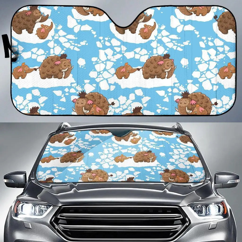 Mammoth Ice Age Pattern Print Auto Sun Shade Car Windshield Window Cover Sunshade 
Mammoth Ice Age Pattern Print Auto Sun Shade Car Windshield Window Cover Sunshade