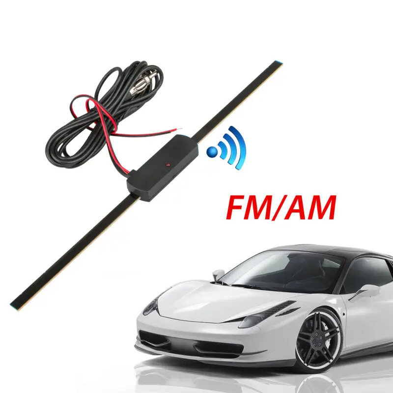 1pc Universal Black Signal Amplifier Windshield Car AM FM Radio Antenna Signal Amplifier Booster 12V
1pc Universal Black Signal Amplifier Windshield Car AM FM Radio Antenna Signal Amplifier Booster 12V