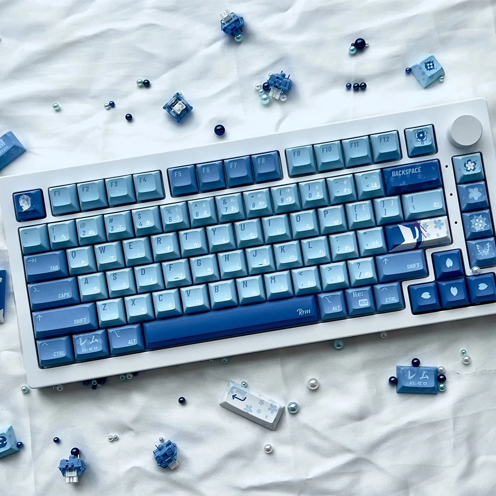 PBT Keycap Maid Pink Maid Blue Keycap KCA Profile 140 Keys DYE Subbed For 60 61 64 68 75 84 87 96 98 104 Mechanical Keyboard
PBT Keycap Maid Pink Maid Blue Keycap KCA Profile 140 Keys DYE Subbed For 60 61 64 68 75 84 87 96 98 104 Mechanical Keyboard