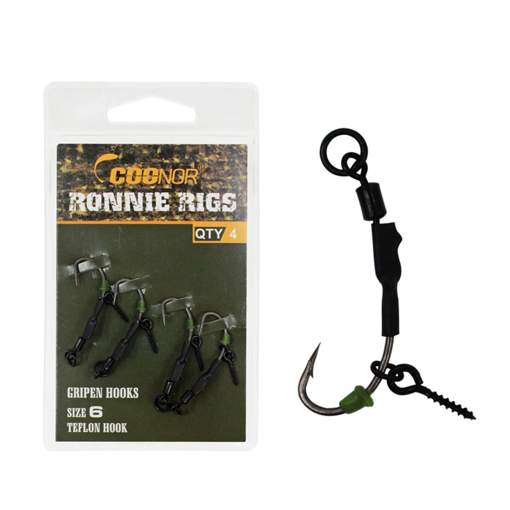 4PCS Ronnie Fishing Group Sub-Line Fish Hook European Carp Fishing Float Bait Type Iscas Pesca Fishing Tackle Gear Accessories
4PCS Ronnie Fishing Group Sub-Line Fish Hook European Carp Fishing Float Bait Type Iscas Pesca Fishing Tackle Gear Accessories