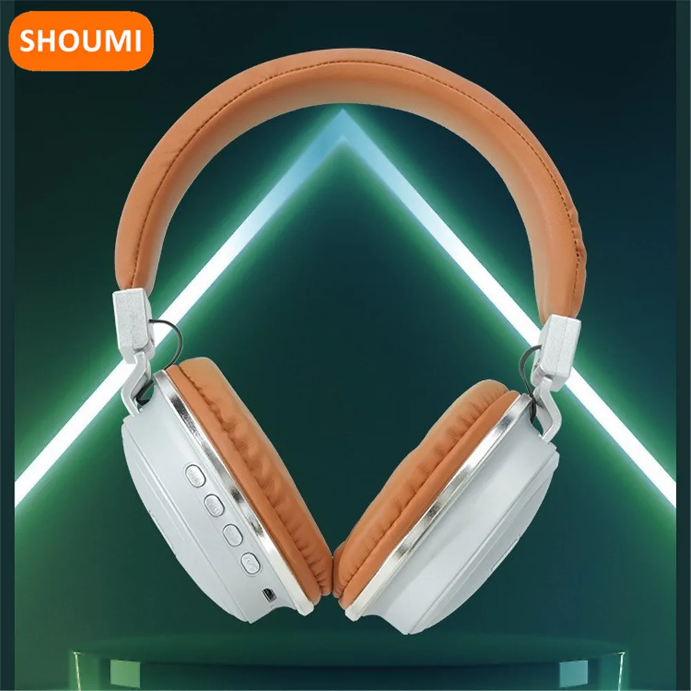 Shoumi Wireless Headphones Big BluetoothEarphones Blue tooth Headset Stereo Foldable Sport Ear with Mic for Phone Music Call BT 
Shoumi Wireless Headphones Big BluetoothEarphones Blue tooth Headset Stereo Foldable Sport Ear with Mic for Phone Music Call BT