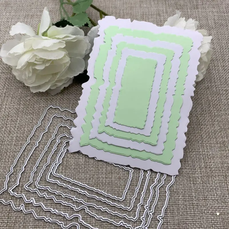 Металлические Вырубные штампы с неровной рамкой для рукоделия, скрапбукинга, декоративного тиснения, рукоделия, высекальные шаблоны, форма
Металлические Вырубные штампы с неровной рамкой для рукоделия, скрапбукинга, декоративного тиснения, рукоделия, высекальные шаблоны, форма