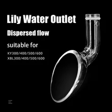 Aquarium Water Plant Lily Pipe Water Outlet Filter Bucket Transparent Fish Tank Accessories for Sunsun Filter Bucket 1.2cm