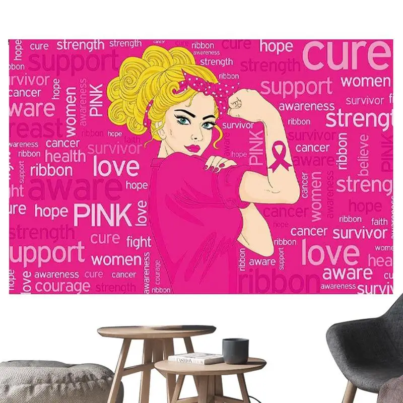 Breast Cancer Awareness Banner Backdrop Pink Ribbon Wall Decoration Hope Flag DIY Party Supplies Pink Ribbon Breast Cancer
Breast Cancer Awareness Banner Backdrop Pink Ribbon Wall Decoration Hope Flag DIY Party Supplies Pink Ribbon Breast Cancer